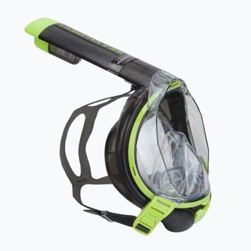 Mares Sea VU Dry + nardymo kaukė juodai žalia 411260