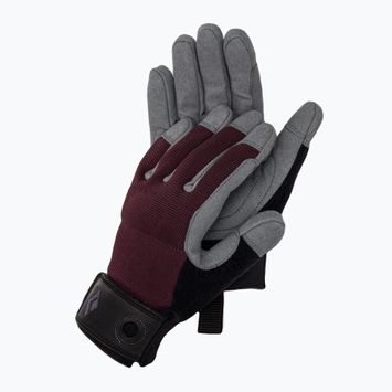 Moteriškos laipiojimo pirštinės Black Diamond Crag bordeaux
