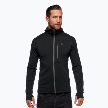 Vyriški sportiniai džemperiai Black Diamond Coefficient Fleece Hoody black