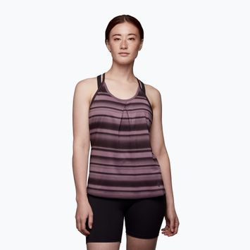 Moteriški trekingo marškinėliai Black Diamond Integrale Tank mulberry stripe