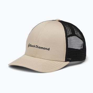 Kepuraitė su snapeliu Black Diamond Bd Trucker khaki/black/bd wordmark