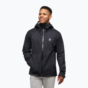 Moteriška striukė nuo lietaus Black Diamond Fineline Stretch black