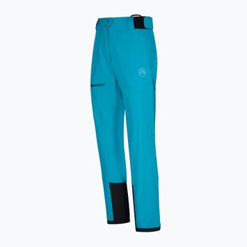 Moteriškos La Sportiva Firestar Evo Shell mėlynos žygio kelnės su membrana M25635635