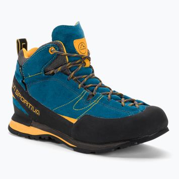 Vyriški trekingo batai La Sportiva Boulder X Mid blue/yellow