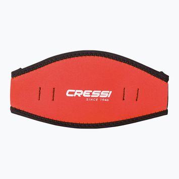 "Cressi" neopreninis kaukės dirželio dangtelis raudonas