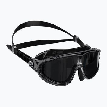 Cressi Skylight juoda/juoda pilka veidrodinė plaukimo kaukė DE2034750