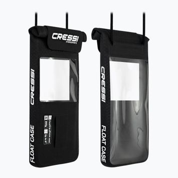 "Cressi Float Case" sausas vandeniui atsparus telefono dėklas, juodas