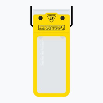 Vandeniui atsparus telefono dėklas Cressi Jimmy Phone yellow