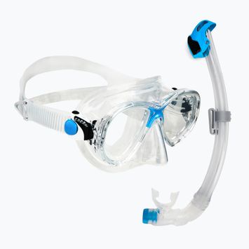 Nardymo rinkinys Cressi Marea + Seal Dry Jr clear/azure