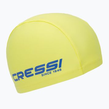 Vaikiška plaukimo kepuraitė Cressi Tago laimo/mėlyna