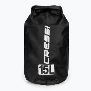 "Cressi" sausas krepšys 15 l, juodas