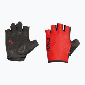 Vyriškos dviračių pirštinės Northwave Active Short Finger radiant red