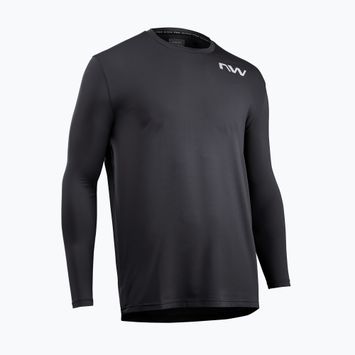 Vyriški dviračių marškinėliai ilgomis rankovėmis Northwave Xtrail black