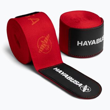 Bokso raiščiai Hayabusa Deluxe Jacquard Handwraps 450 cm red