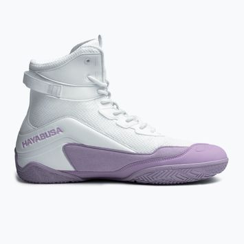 Bokso bateliai Hayabusa Talon Boxing white/lavender