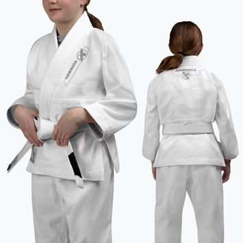 Vaikiškas GI braziliškam džiudžitsu Hayabusa Essential white