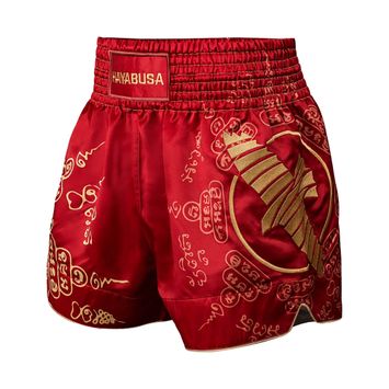 Hayabusa Falcon Muay Thai treniruočių šortai raudoni MTS01