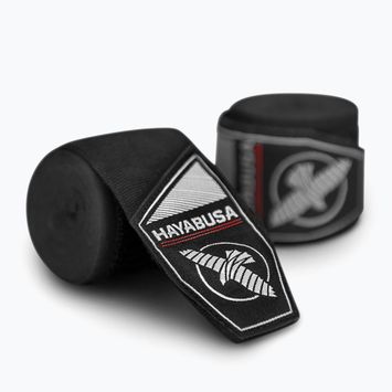 Bokso raiščiai Hayabusa Perfect Stretch Youth Hand Wraps 450 cm black