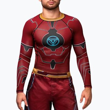 Moteriški marškinėliai ilgomis rankovėmis Hayabusa Marvel's Iron Man red