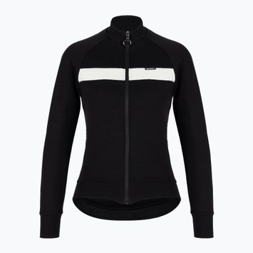 Vyriški Santini Adapt Wool Thermal Jersey dviratininko marškinėliai juodi SP216075ADAPTWOOL