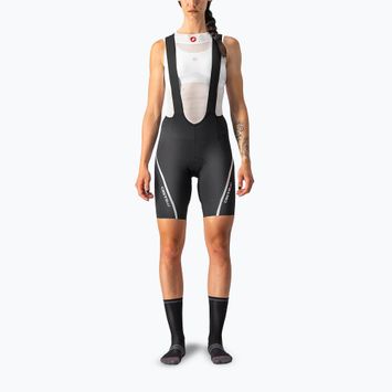 Moteriški dviračių šortai Castelli Velocissima 3 black/ silver