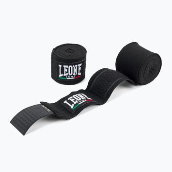 Bokso raiščiai LEONE 1947 Hand Wraps 350 cm black