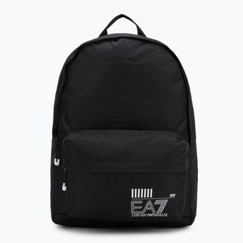 EA7 Emporio Armani Train Core 20 l juoda/balta miesto kuprinė su logotipu