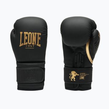 Bokso pirštinės LEONE 1947 Idol black/gold