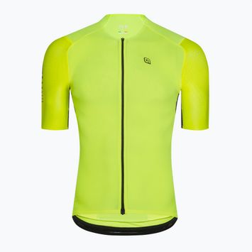 Vyriški dviratininko marškinėliai Alé Race Special fluorescencinės geltonos spalvos