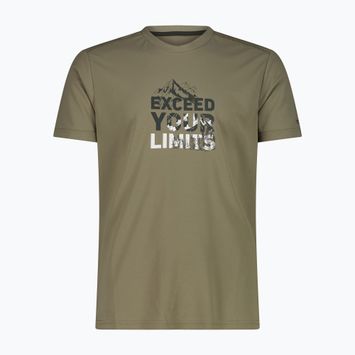 Vyriški marškinėliai CMP 30T5057 sage/pine