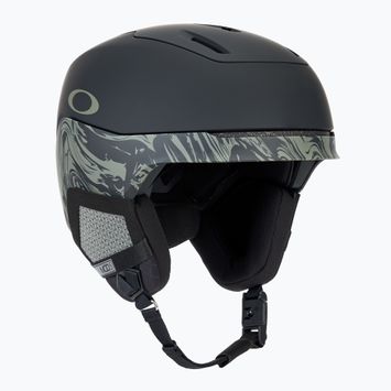Slidinėjimo šalmas Oakley Mod5 matte black/dark brush swirl