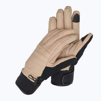 Moteriškos slidinėjimo pirštinės Oakley W. Peak Leather humus