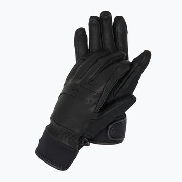 Moteriškos slidinėjimo pirštinės Oakley W. Peak Leather blackout