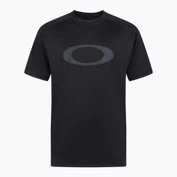 Vyriški plaukimo marškinėliai Oakley Rashguard blackout