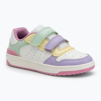 Paauglių batai Geox Washiba white/multicolor
