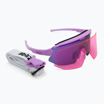 Akiniai nuo saulės Bliz Breeze Small matte purple/grey purple mirror/pink