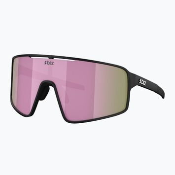 Akiniai nuo saulės Bliz P001S matte black/brown pink mirror