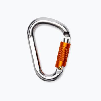 Laipiojimo technologija Hms Snappy Cf Twist Lock karabinas L4600006 sidabrinis-oranžinis 2C46000ZPE
