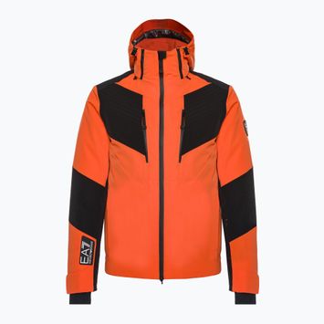 Vyriška slidinėjimo striukė EA7 Emporio Armani Giubbotto 6RPG07 fluo orange