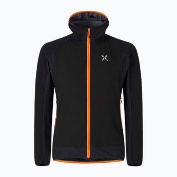 Vyriška striukė nuo vėjo Montura Premium Wind Hoody nero/mandarino
