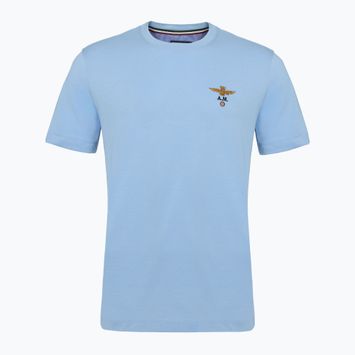 Vyriški marškinėliai Aeronautica Militare Essential ice blue