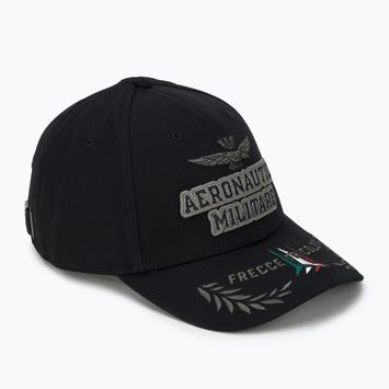 Vyriška kepuraitė su snapeliu Aeronautica Militare 251HA1104CT2261 jet black
