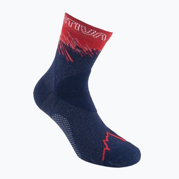 La Sportiva Ultra Running deep sea/cherry tomato bėgimo kojinės