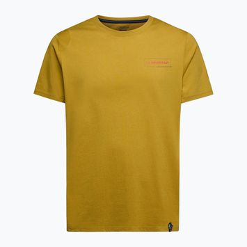 Vyriški marškinėliai La Sportiva Mantra savanna/mountain red