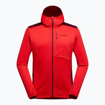 Vyriškas žygio džemperis La Sportiva Chill Thermal Hoody mountain red / redwood