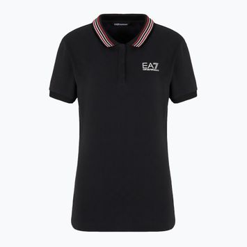 Moteriški marškinėliai EA7 Emporio Armani Golf Pro Polo Damier black