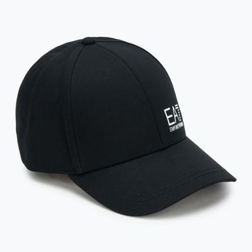 EA7 Emporio Armani TrainCore IdentityLogo juoda/balta beisbolo kepuraitė