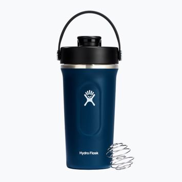 Termo buteliukas su kratytuvo funkcija "Hydro Flask Insulated Shaker" 710 ml indigo spalvos
