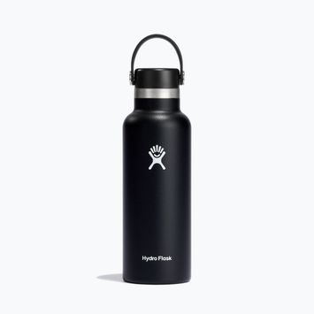Hydro Flask Standard Flex 530 ml terminis butelis, juodas S18SX001