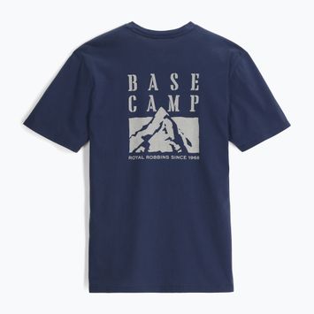 Vyriški marškinėliai Royal Robbins RR Graphic navy basecamp pt